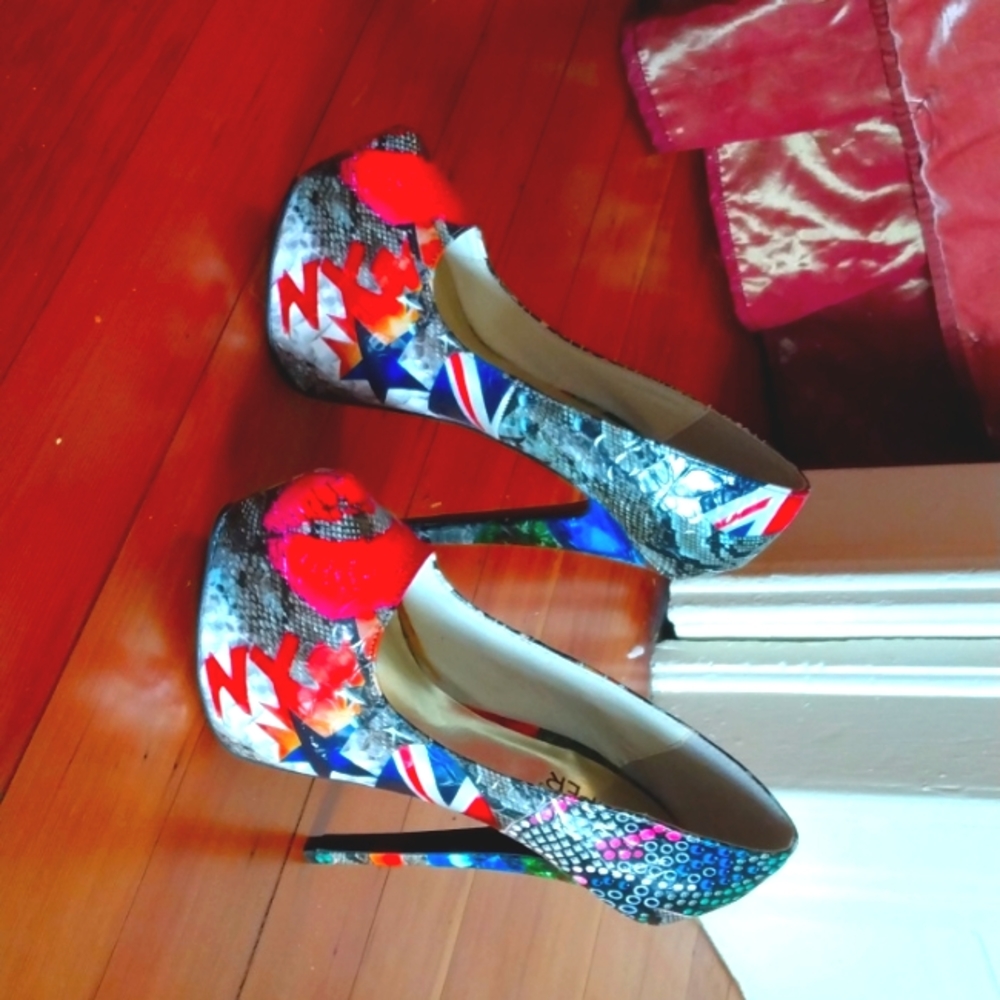 Bumper Wedge Stilettos